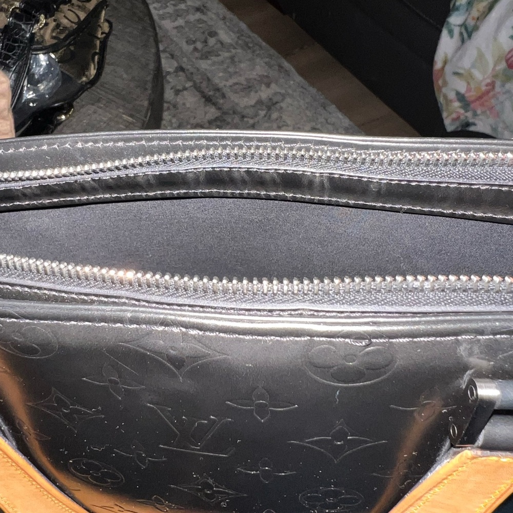 Authentic Louis Vuitton Matte Black Houston Monigram Handbag with dustbag! - Picture 7 of 12